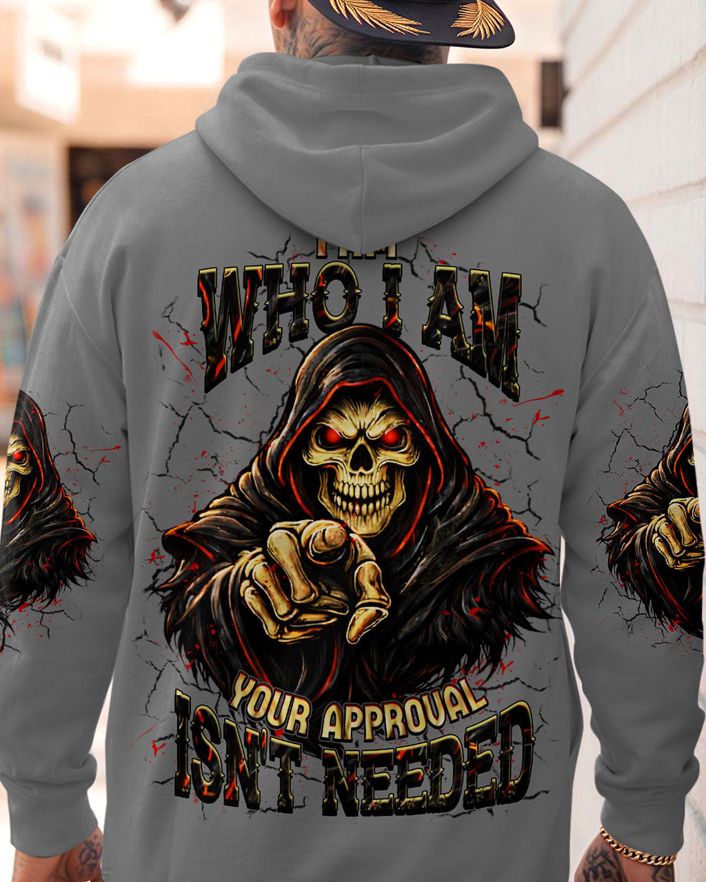 I AM WHO I AM SKULL REAPER ALL OVER PRINT - TLHN2603263