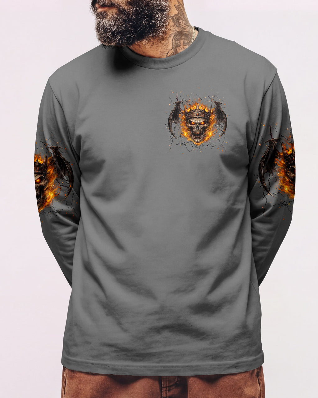 YES I'M A NICE PERSON SKULL WINGS ALL OVER PRINT - TLHN2703262
