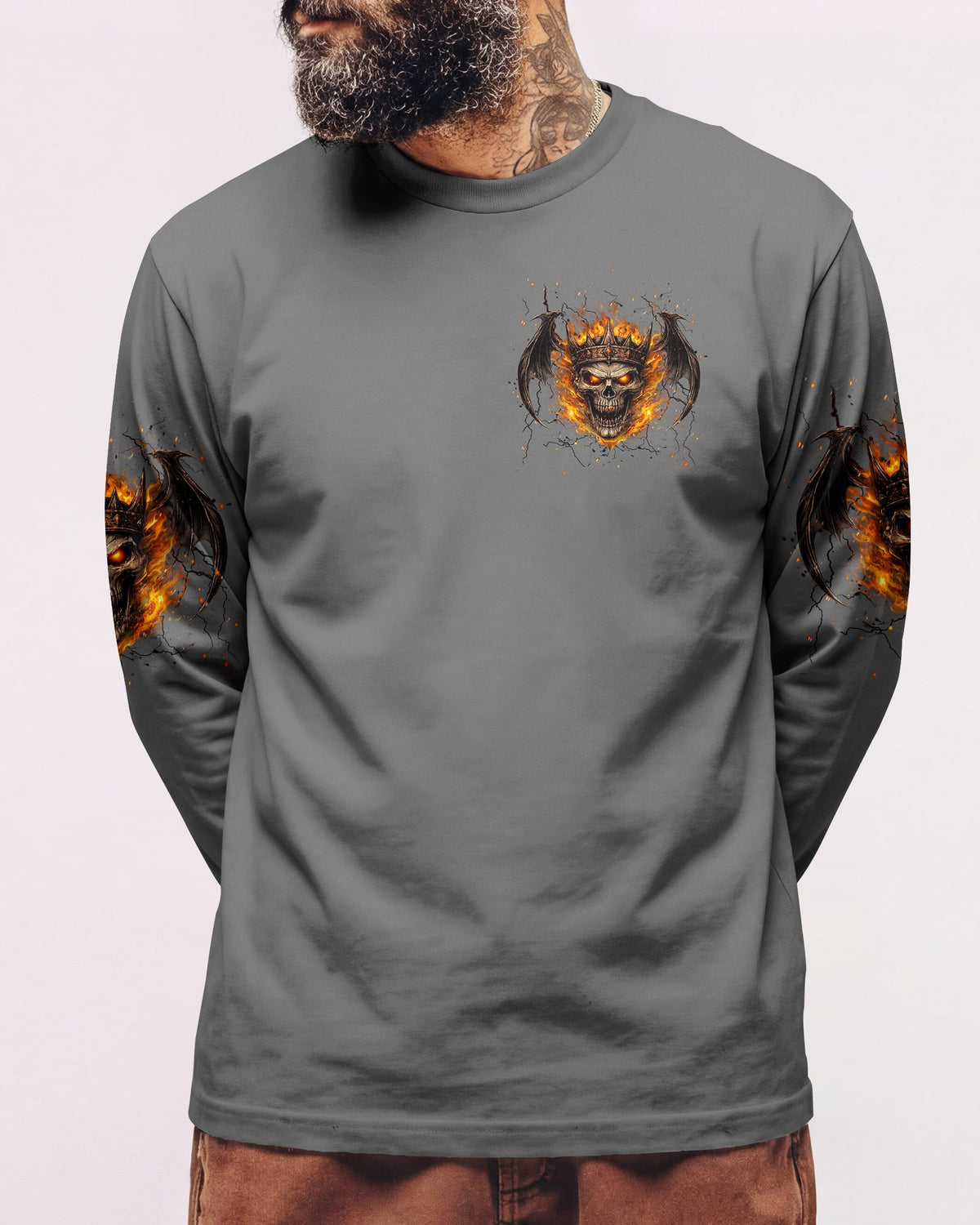 YES I'M A NICE PERSON SKULL WINGS ALL OVER PRINT - TLHN2703262