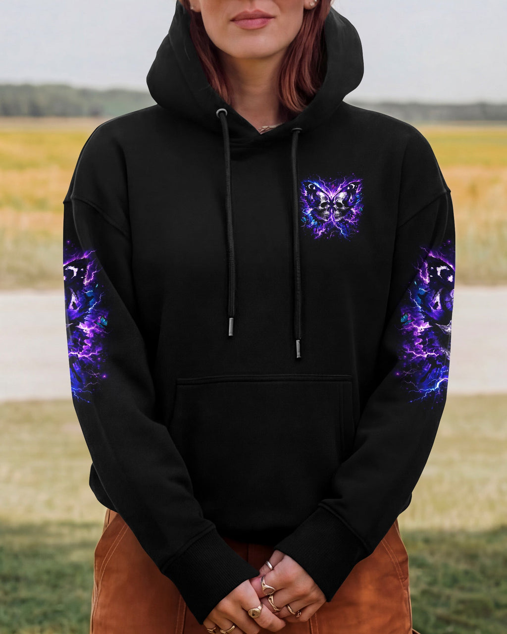 DON'T TRY TO FIGURE ME OUT SKULL ALL OVER PRINT - YHLT2302261