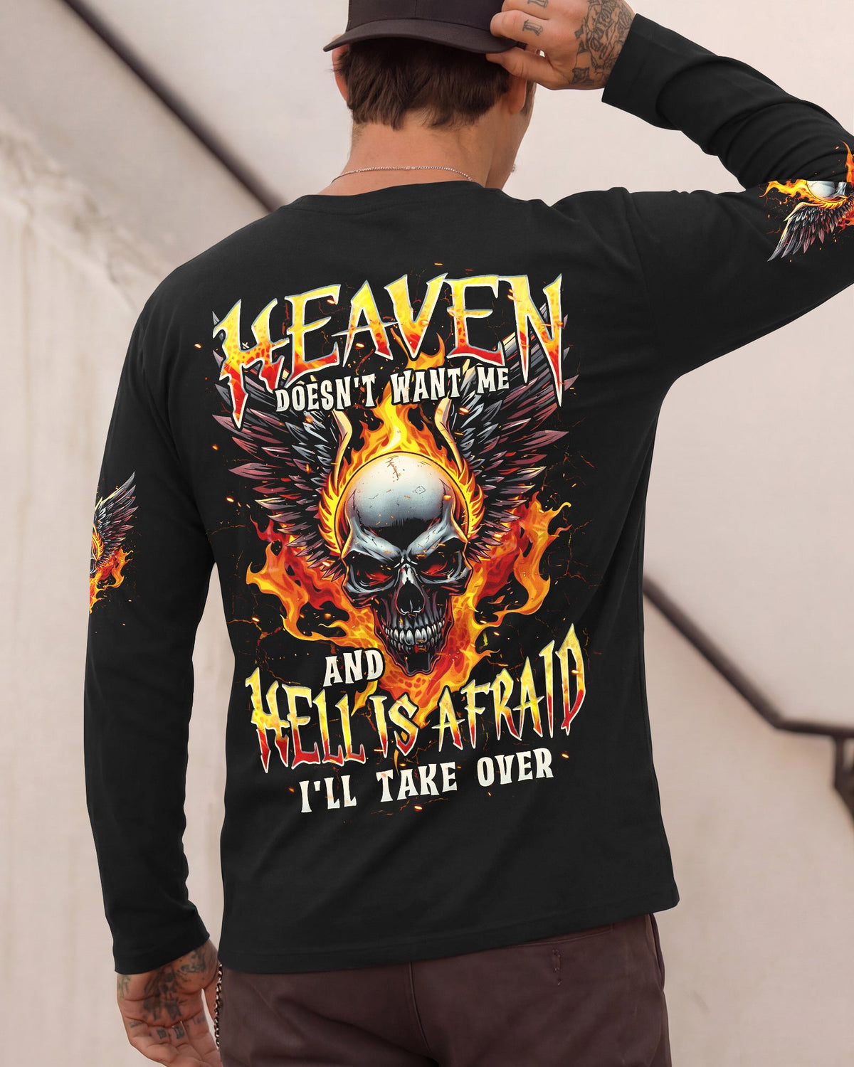 HEAVEN DON'T WANT ME ALL OVER PRINT - TYPQ0304261