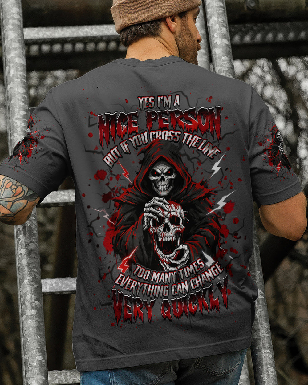 YES I'M A NICE PERSON SKULL REAPER ALL OVER PRINT - TLHG2703262