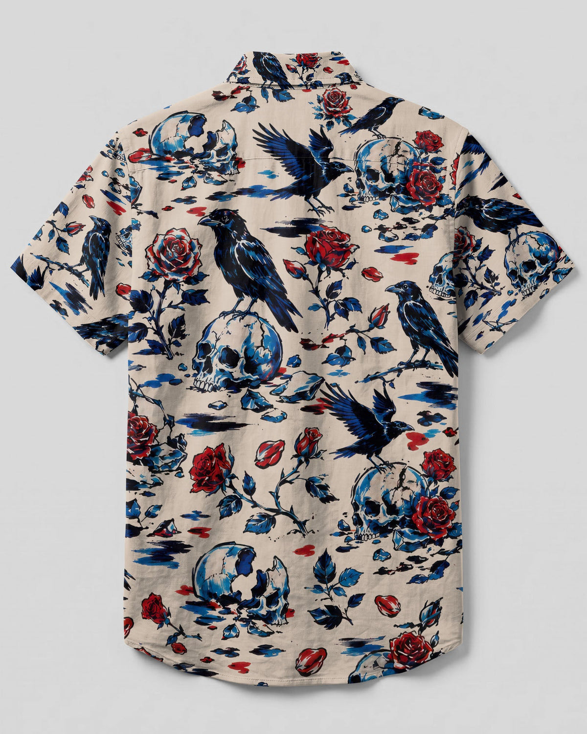 RAVENS AND ROSE BUTTON-DOWN COLLAR SHIRT  - TLTW3006266