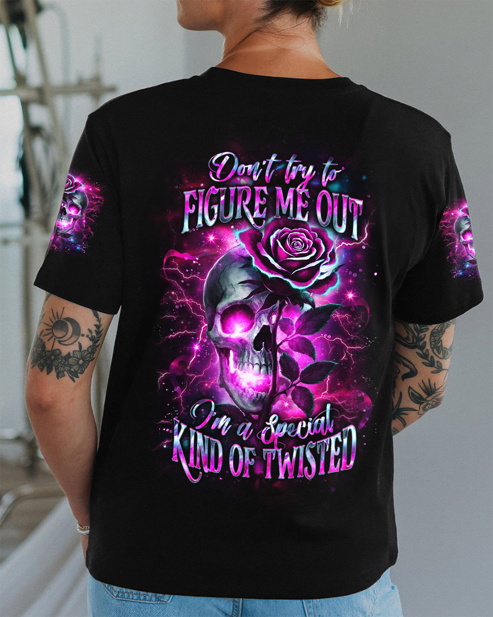 DON'T TRY TO FIGURE ME OUT ALL OVER PRINT - YHLT2601261