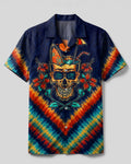 TROPICAL SUMMER SKULL CAMP SHIRT  - TLTW0107265