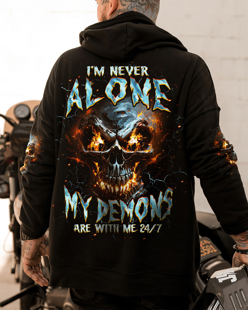 I'M NEVER ALONE MY DEMONS ALL OVER PRINT - TYPQ2104263