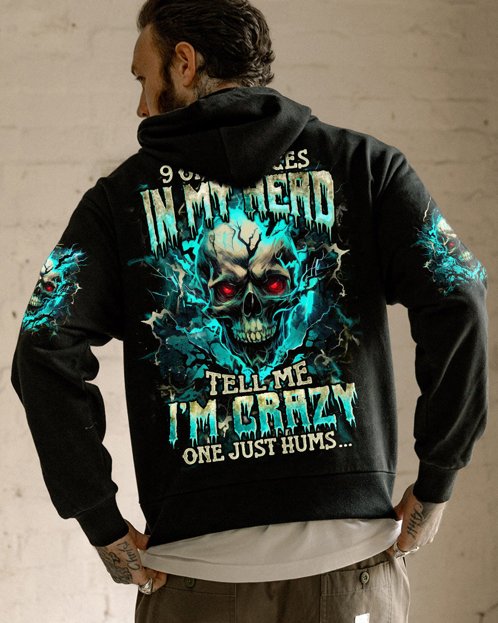 VOICES IN MY HEAD TELL ME I'M CRAZY ALL OVER PRINT - TYQY2803261