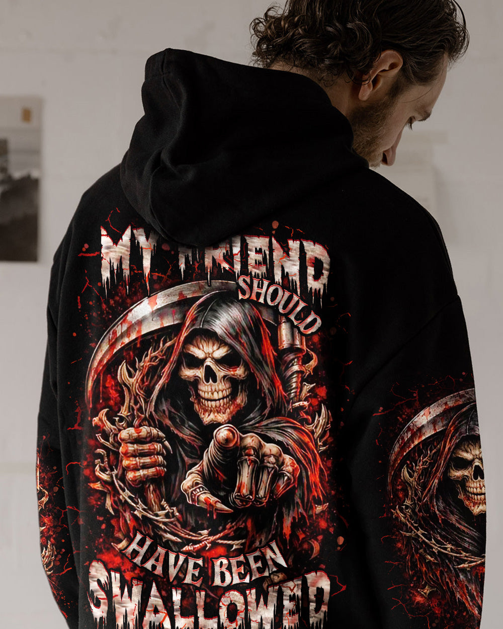 YOU MY FRIEND SHOULD HAVE BEEN SWALLOWED ALL OVER PRINT  - TLHN0203261