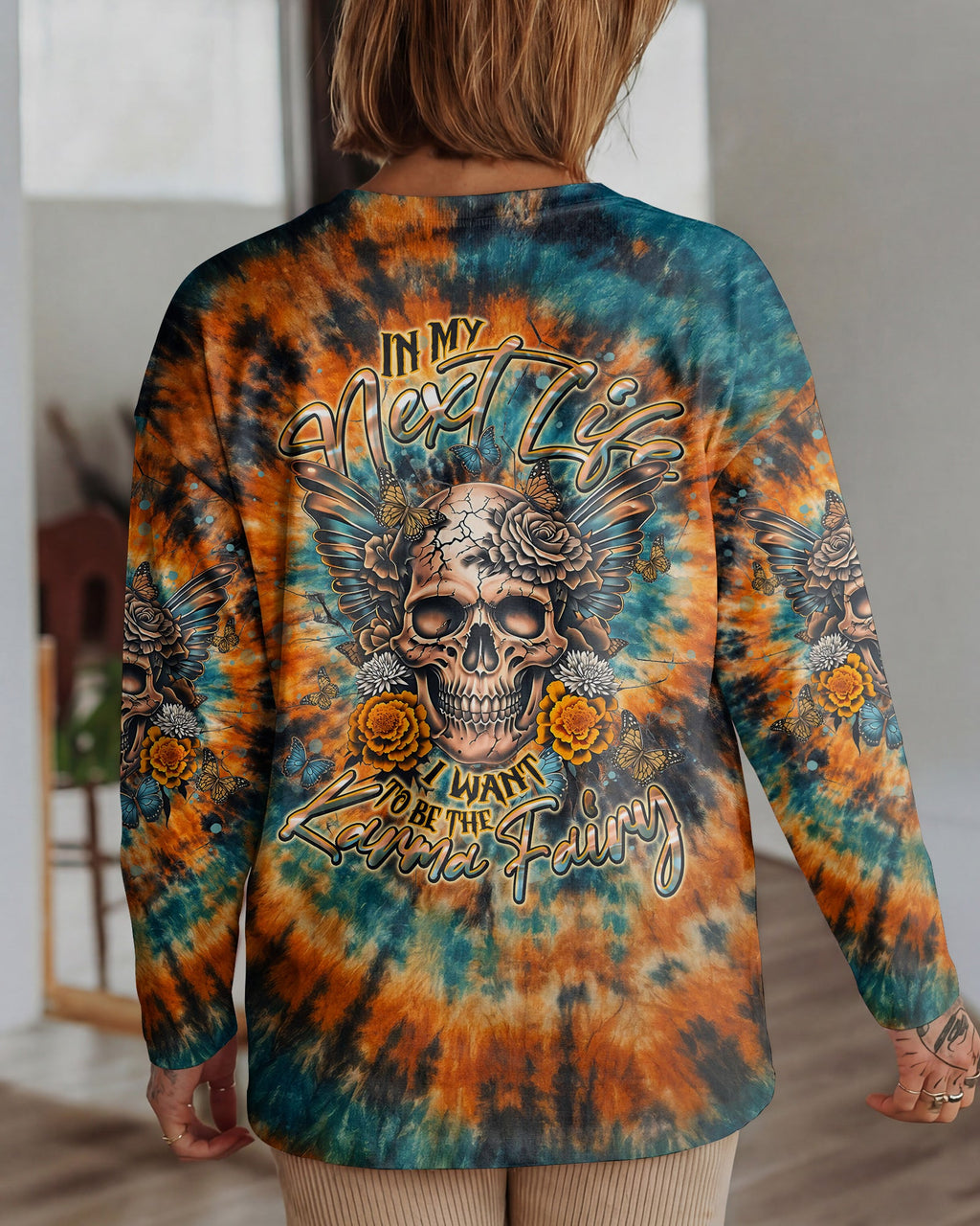 KARMA FAIRY SKULL BUTTERFLY ALL OVER PRINT - TLNT1501262