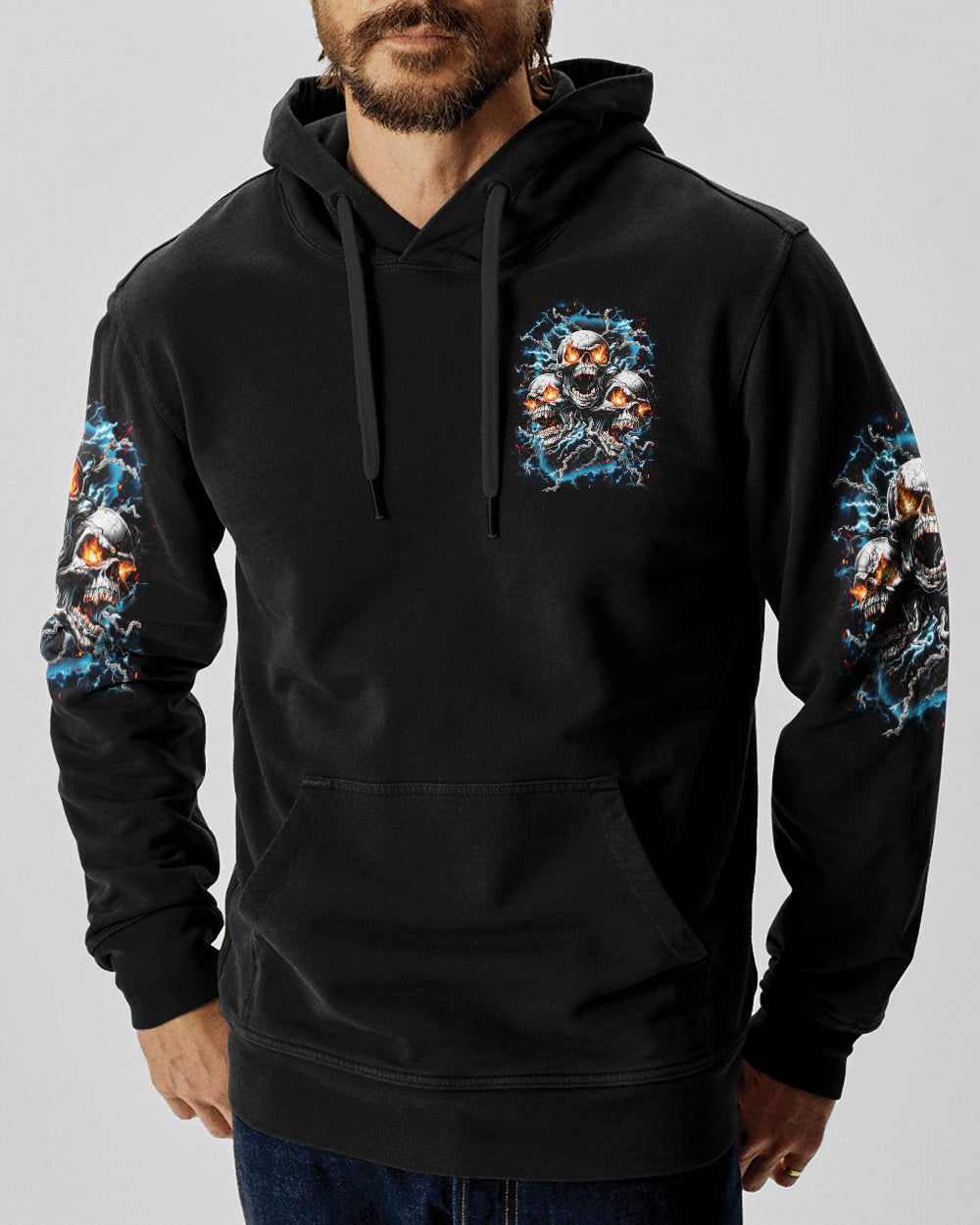 I'M NEVER ALONE SKULL DEMON ALL OVER PRINT - YHHN0801261