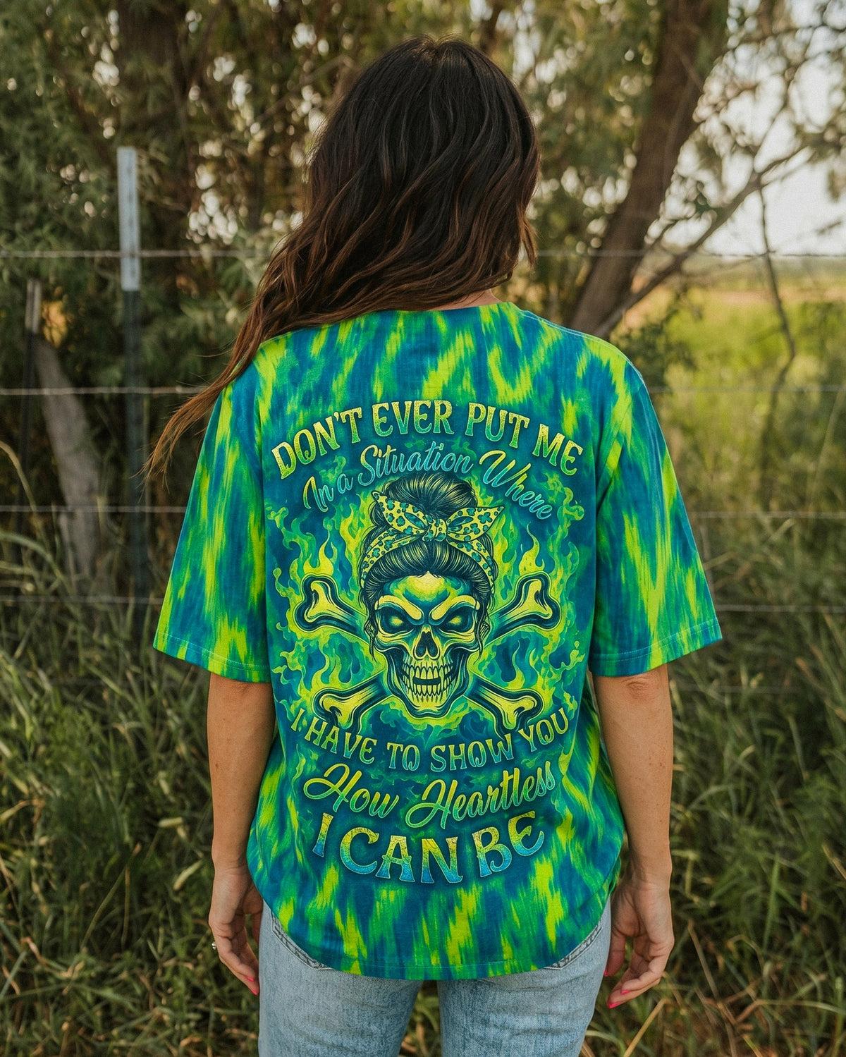 HOW HEARTLESS I CAN BE SKULL ALL OVER PRINT - RI0307261