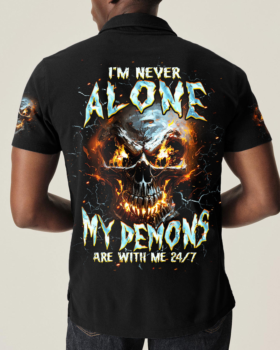 I'M NEVER ALONE MY DEMONS ALL OVER PRINT - TYPQ2104263