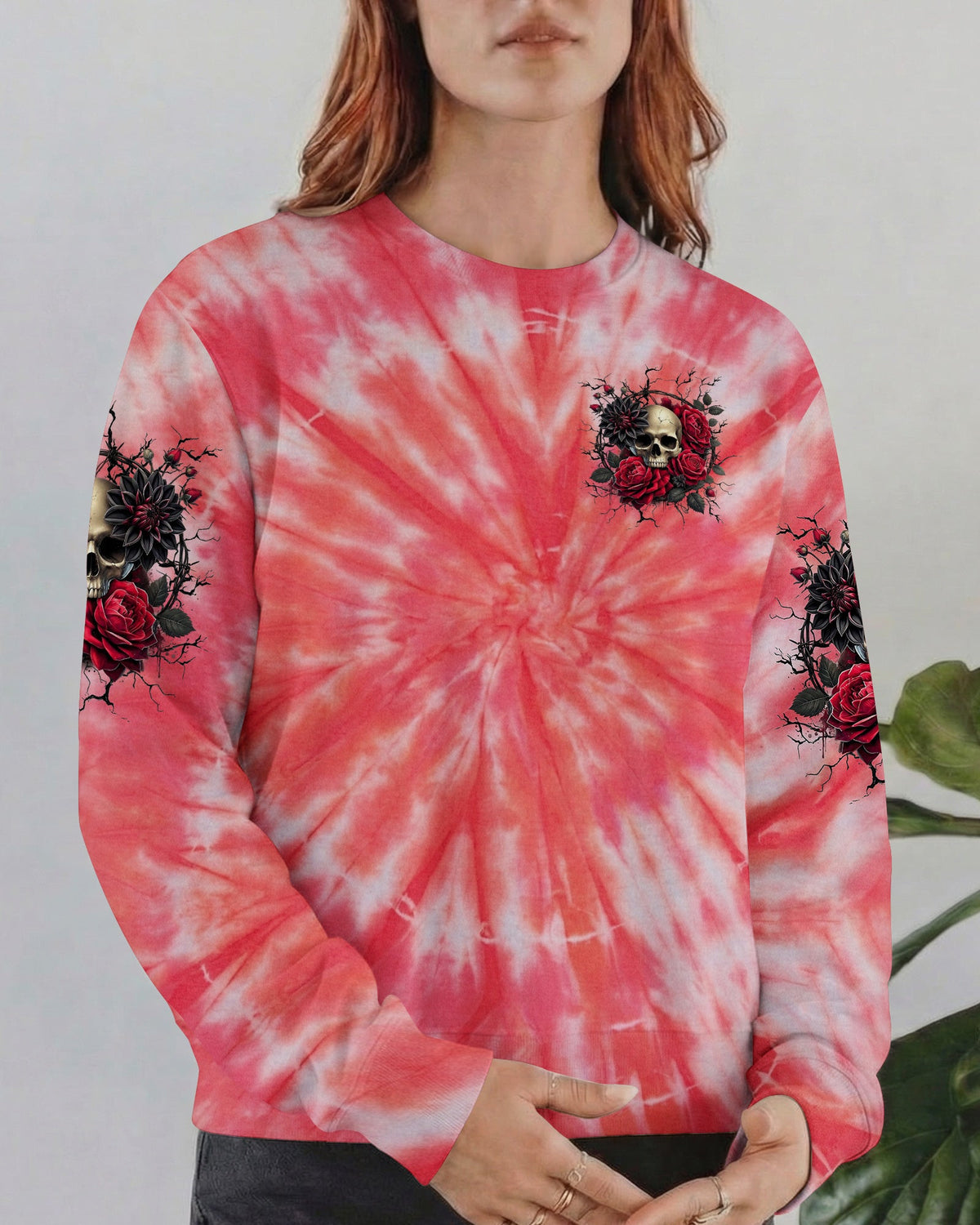 YOU COULDN'T HANDLE ME SKULL ROSES ALL OVER PRINT - TYLN0304262