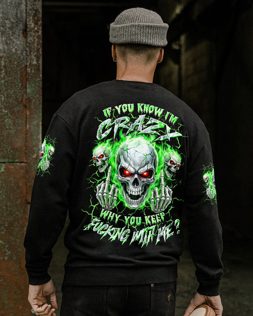 IF YOU KNOW I'M CRAZY ALL OVER PRINT - TYLN1205262