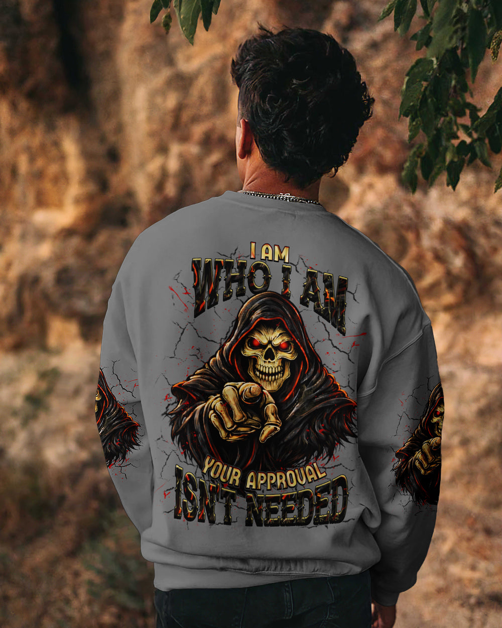 I AM WHO I AM SKULL REAPER ALL OVER PRINT - TLHN2603263