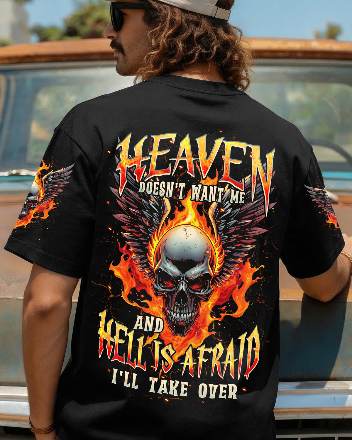 HEAVEN DON'T WANT ME ALL OVER PRINT - TYPQ0304261