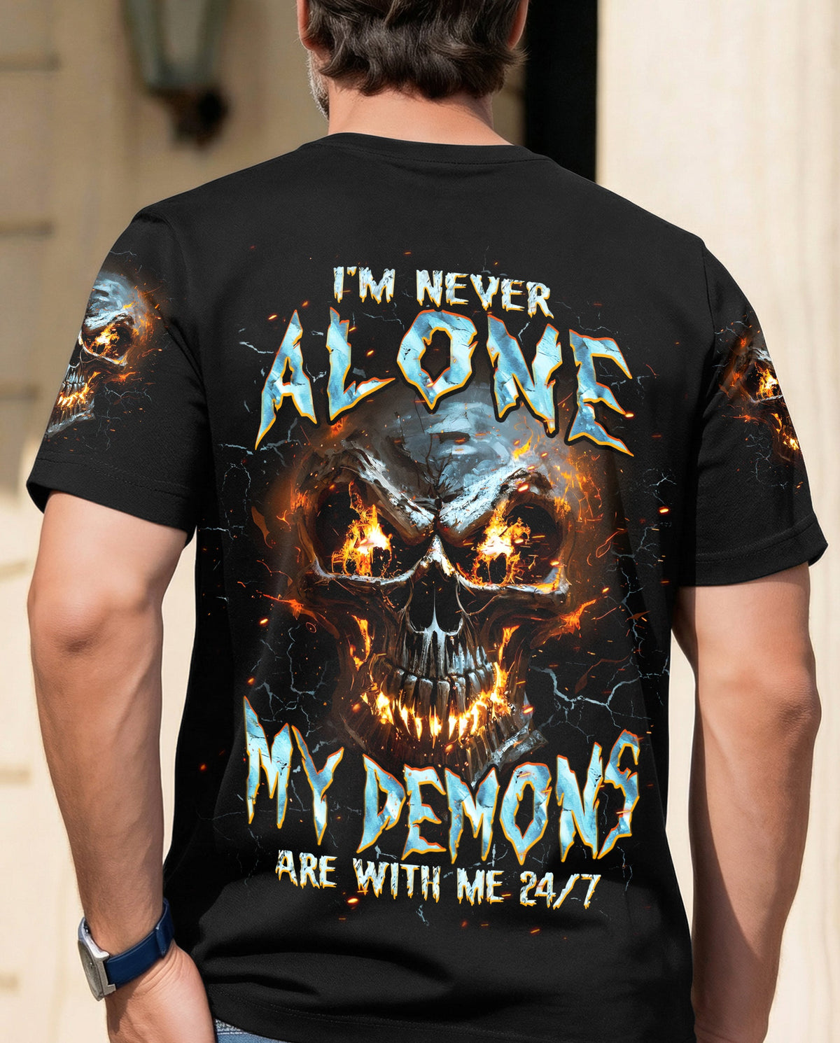 I'M NEVER ALONE MY DEMONS ALL OVER PRINT - TYPQ2104263
