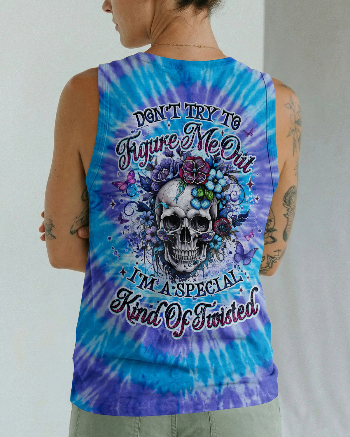 DON'T TRY TO FIGURE ME OUT ALL OVER PRINT - TYQY1004262