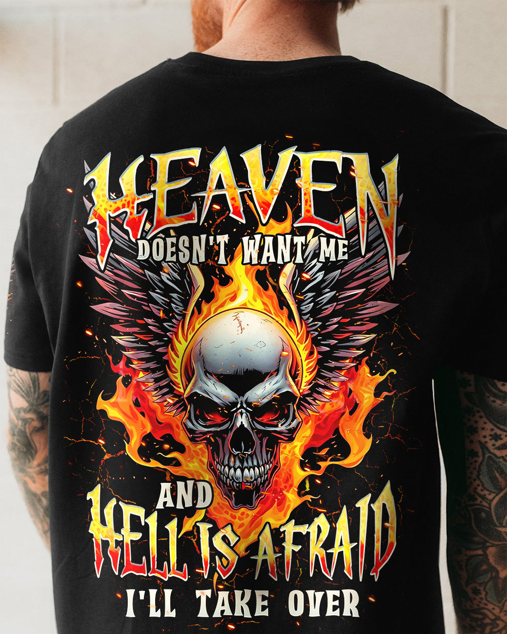 HEAVEN DON'T WANT ME ALL OVER PRINT - TYPQ0304261