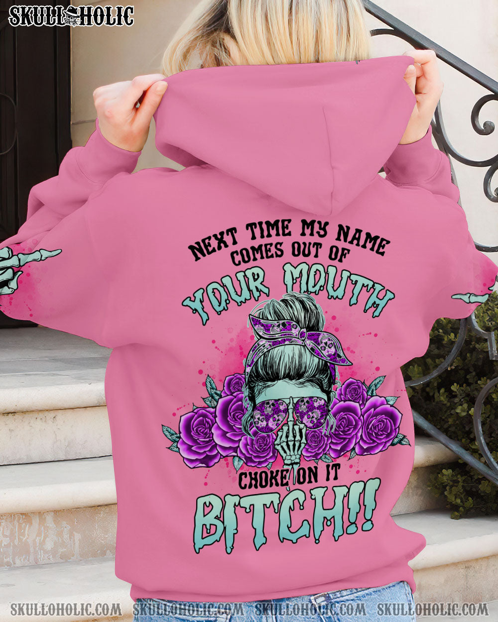 NEXT TIME MY NAME COMES OUT MESSY BUN ALL OVER PRINT - TLNO2104232