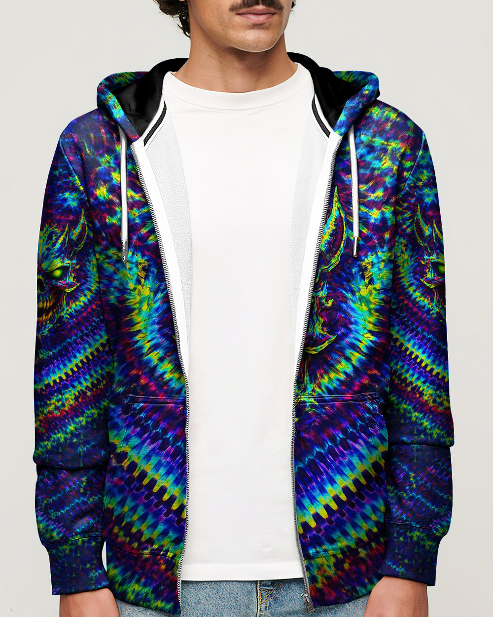 NEON ABYSS DEMON SKULL ALL OVER PRINT - YHLN2502261