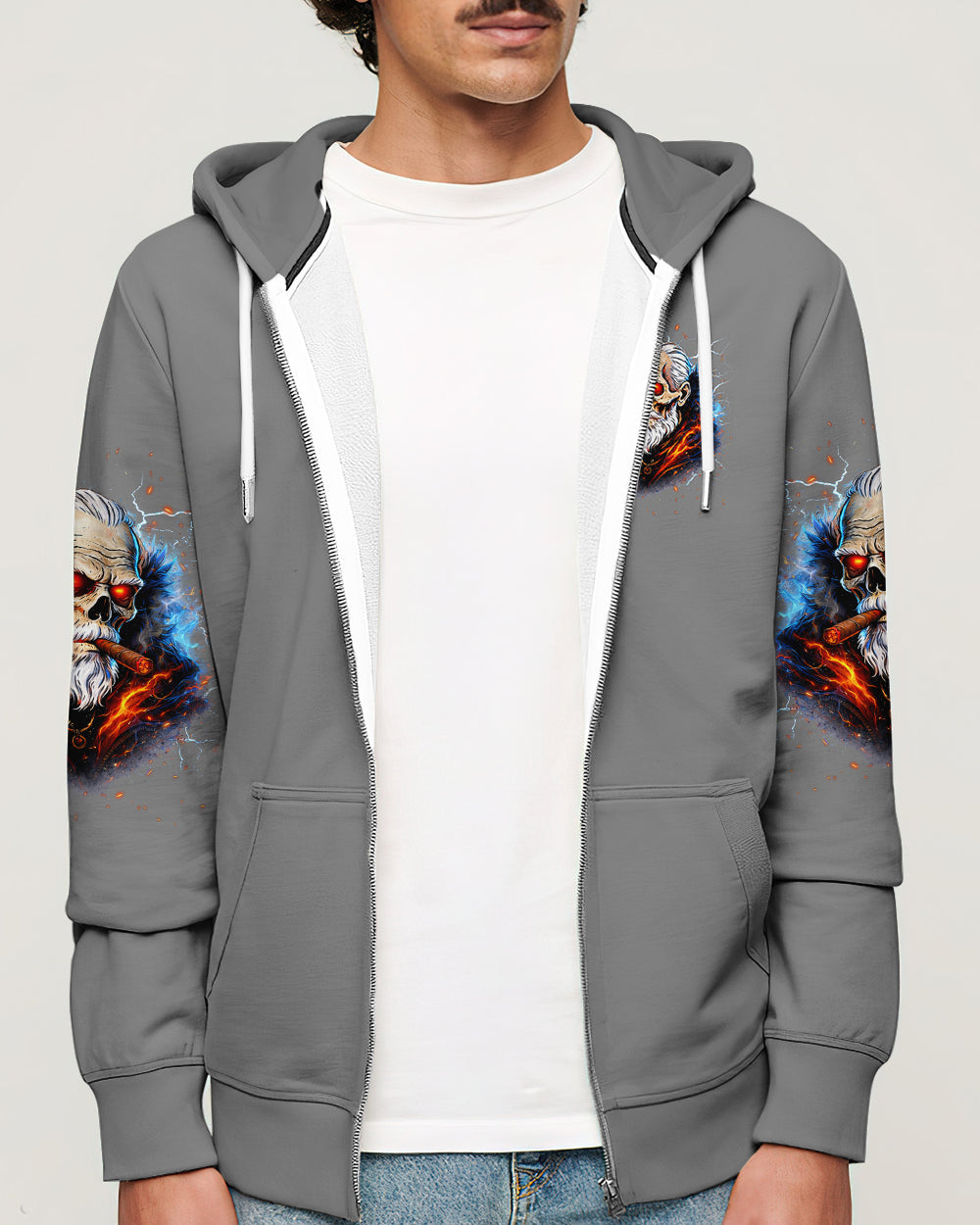 I'M A SIMPLE OLD MAN SKULL ALL OVER PRINT - TLNT1604264