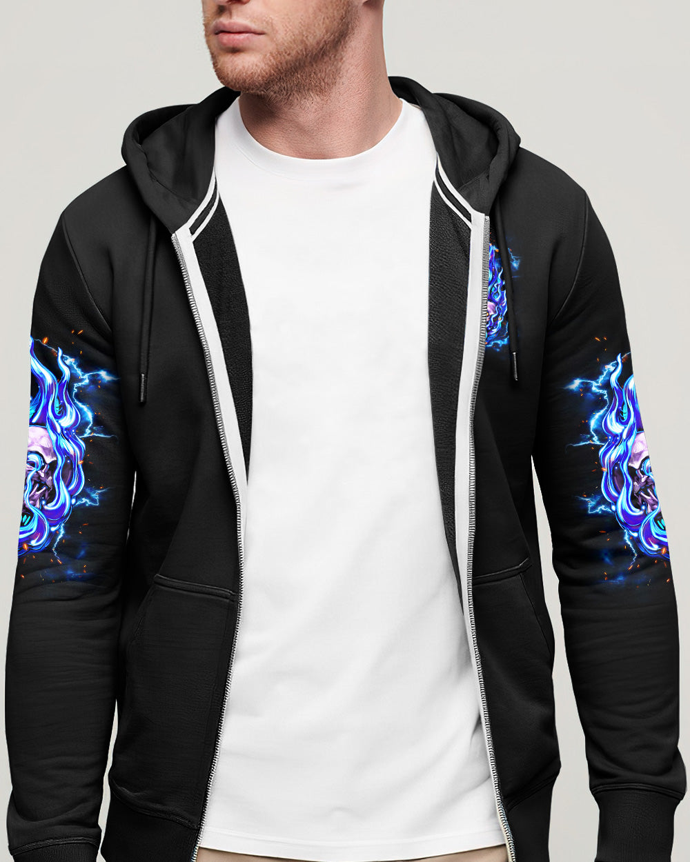 STUCK BETWEEN IDK IDC AND IDGAF SKULL ALL OVER PRINT - TLNT2105262