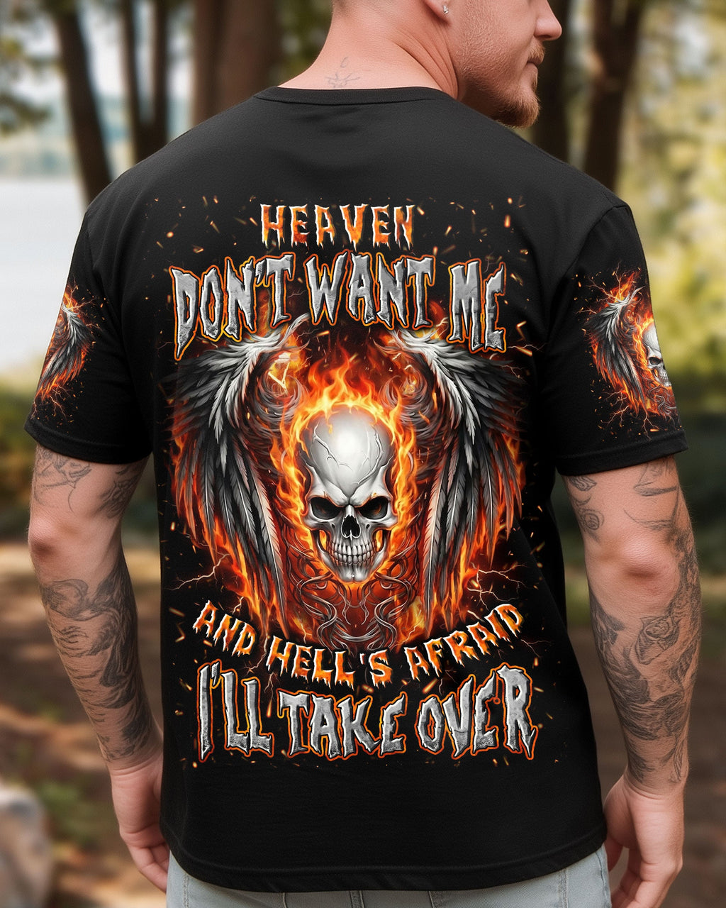 HEAVEN DON'T WANT ME ALL OVER PRINT - TYLN1803261