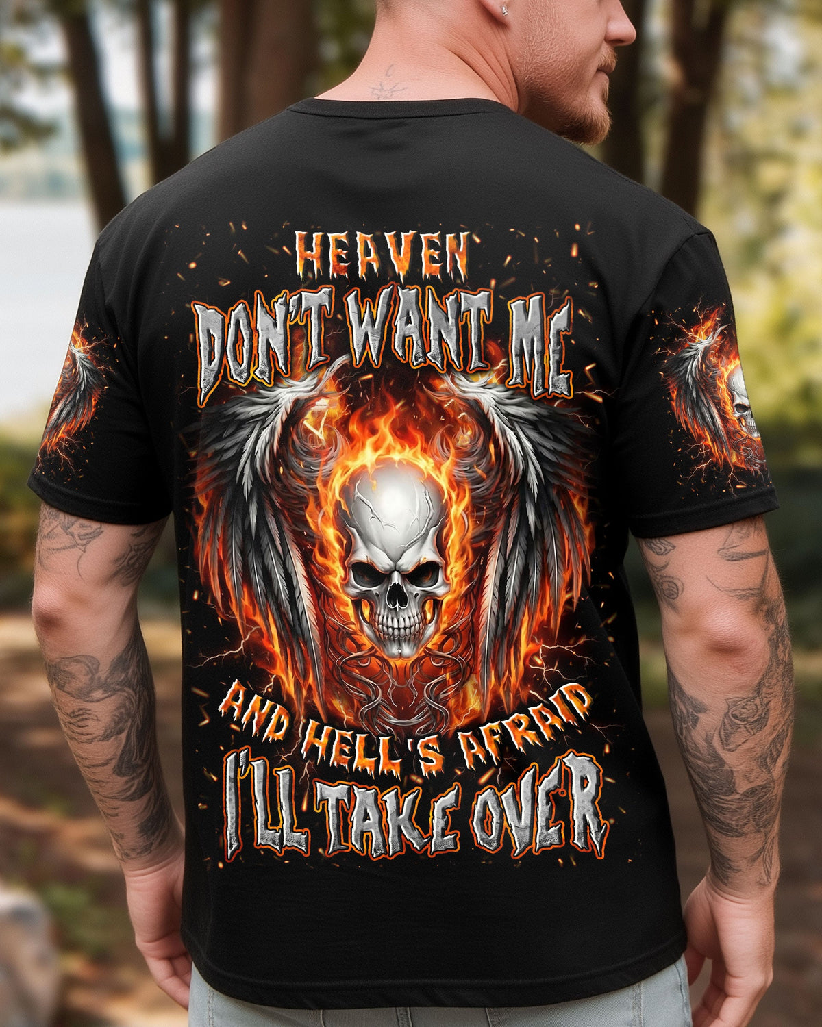 HEAVEN DON'T WANT ME ALL OVER PRINT - TYLN1803261