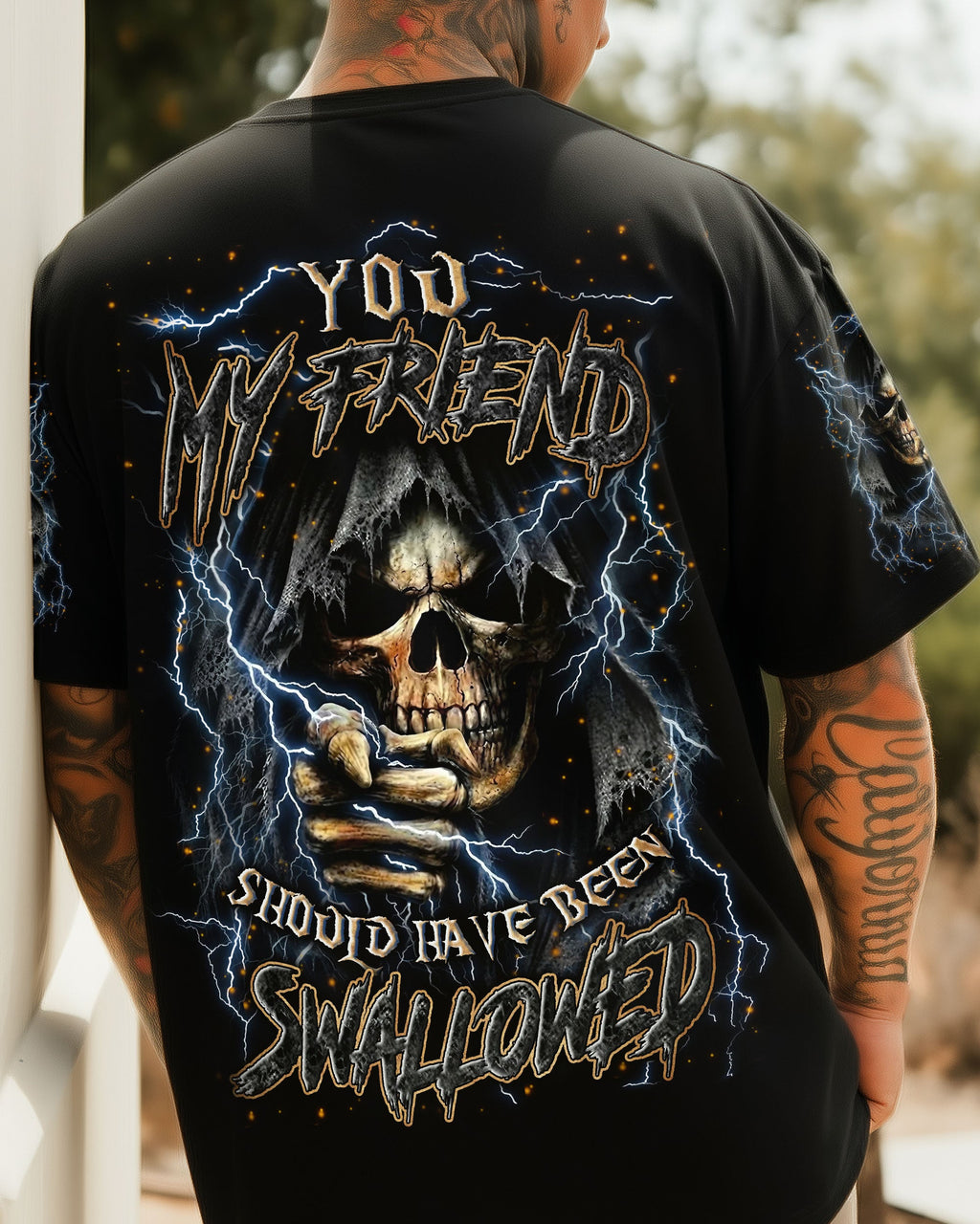 YOU MY FRIEND SHOULD HAVE BEEN SWALLOWED ALL OVER PRINT - TYLN0403263