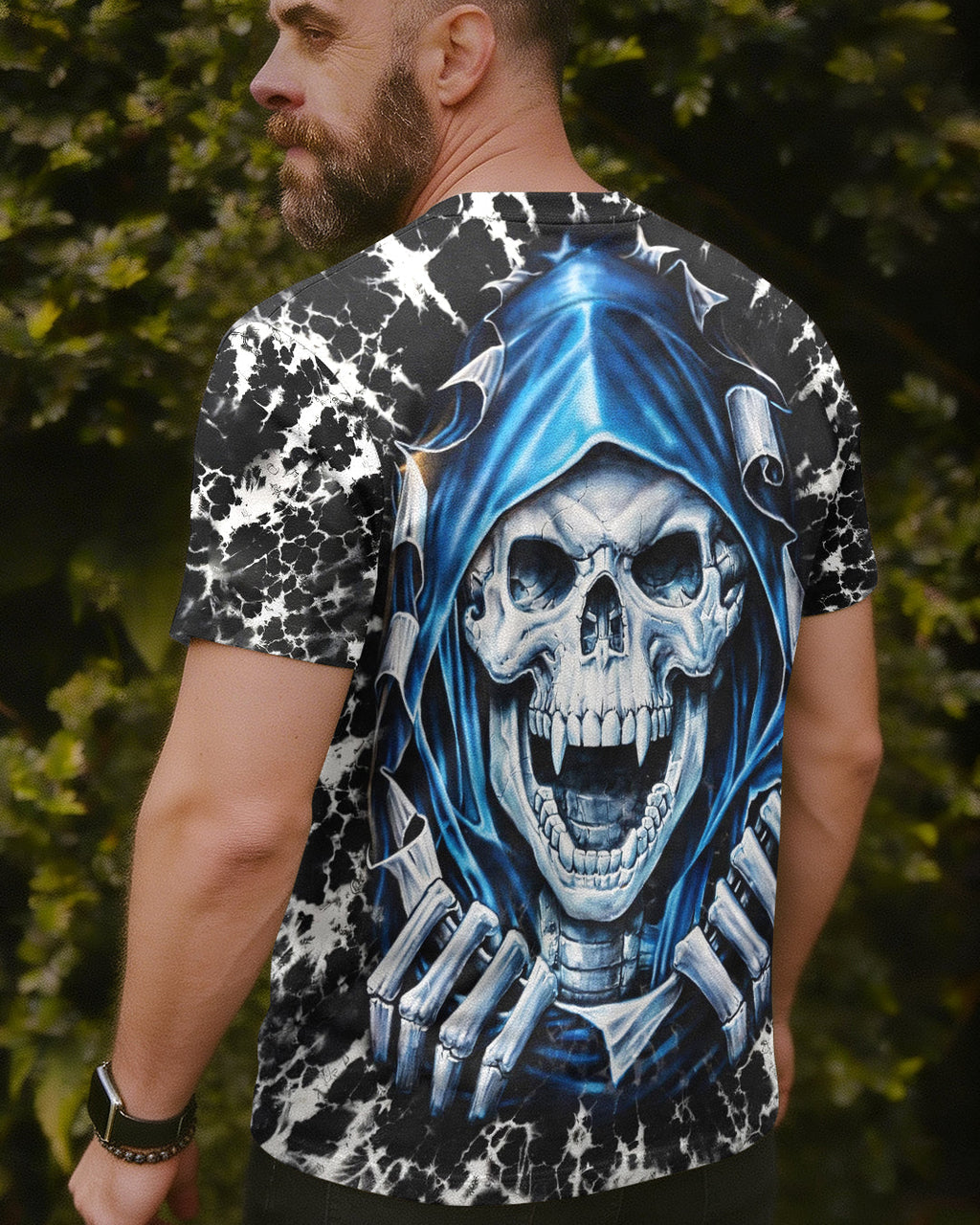 SKULL REAPER SWIRL ALL OVER PRINT  - TLHG0104261
