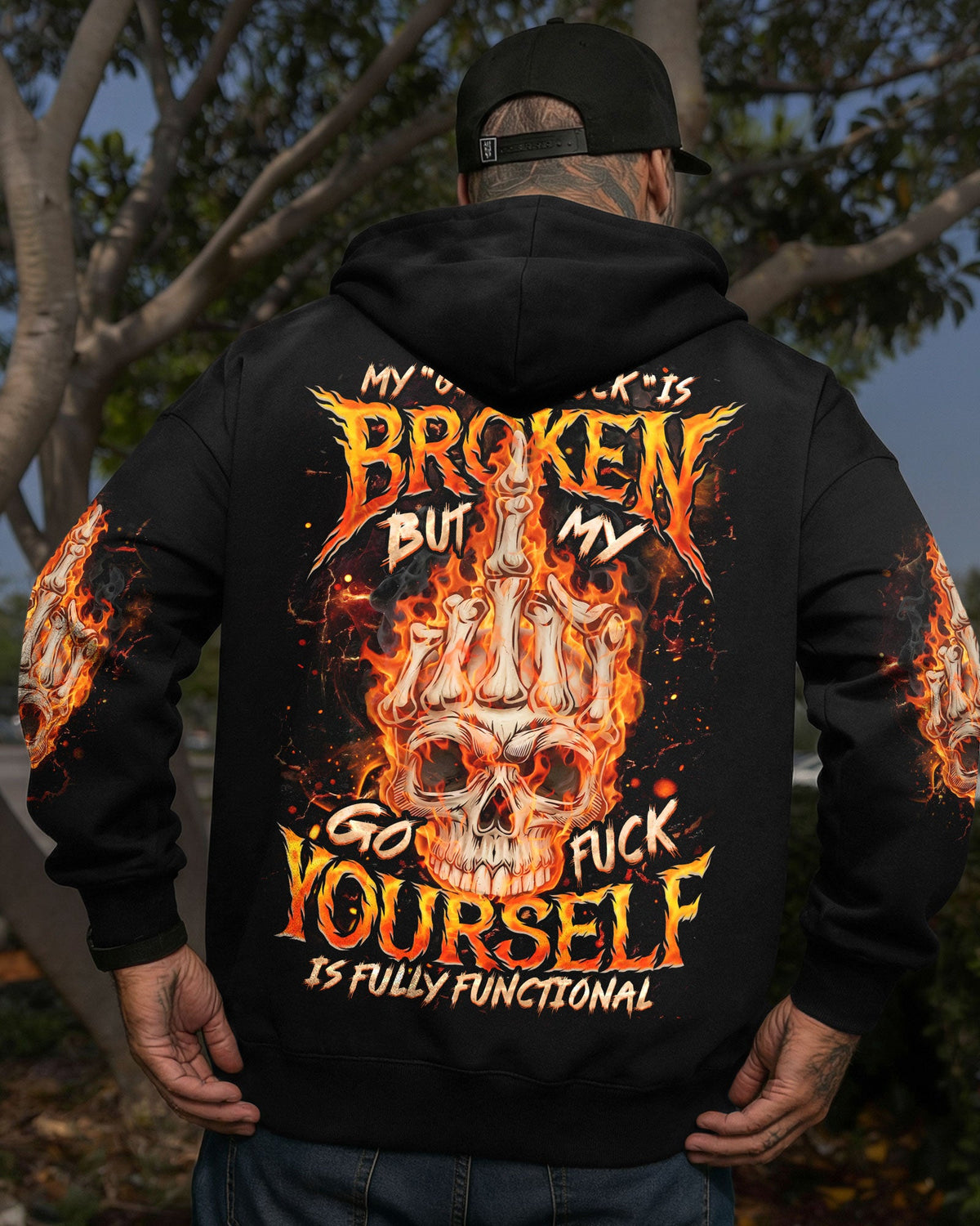 MY GIVE A F IS BROKEN ALL OVER PRINT - TYQY1002262