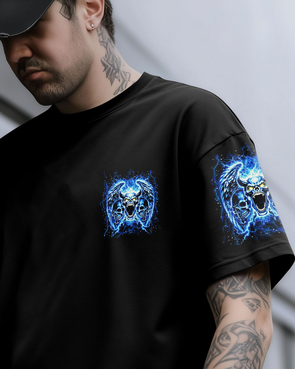 ONE DAY I'M GONNA JUST SAY DEMON SKULL ALL OVER PRINT - YHLN0801261