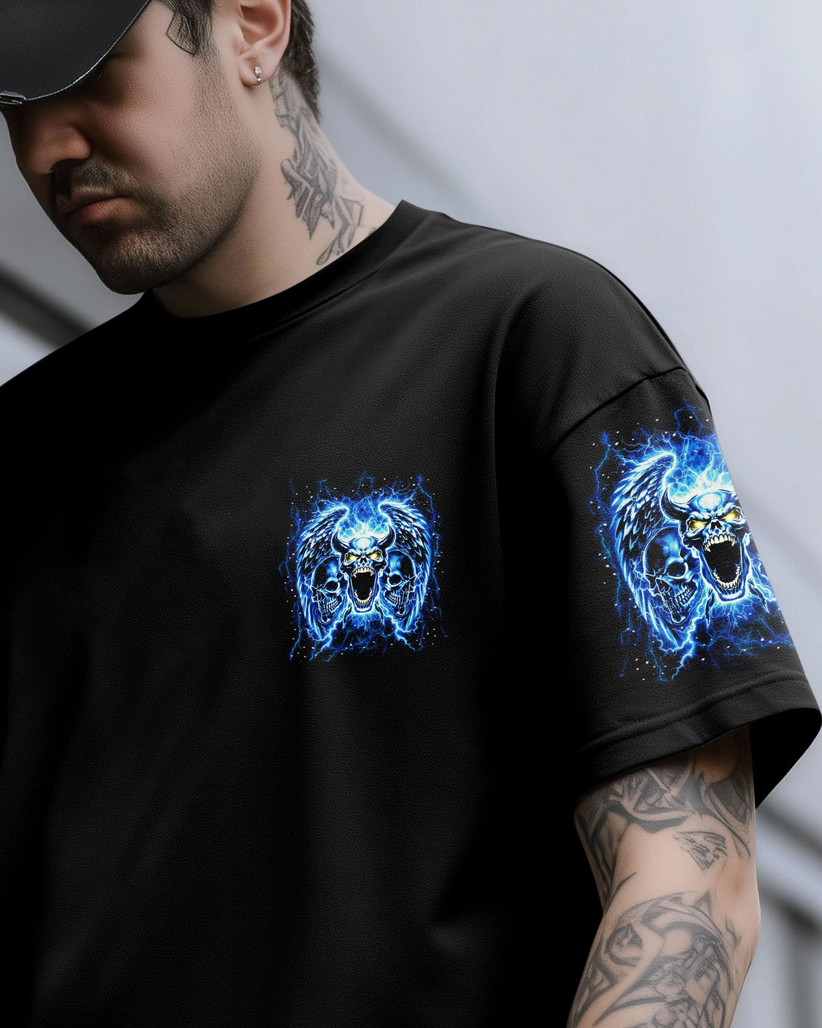 ONE DAY I'M GONNA JUST SAY DEMON SKULL ALL OVER PRINT - YHLN0801261