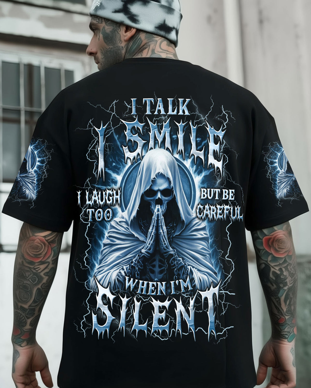 BE CAREFUL WHEN I'M SILENT REAPER ALL OVER PRINT - YHLN0601263
