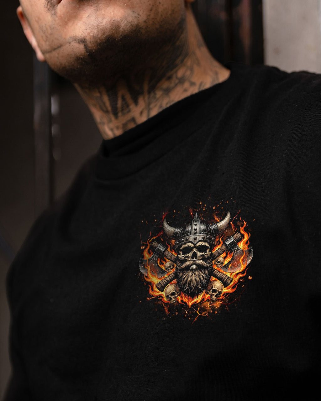 I'M A HEATHEN VIKING SKULL ALL OVER PRINT - TYQY2005262