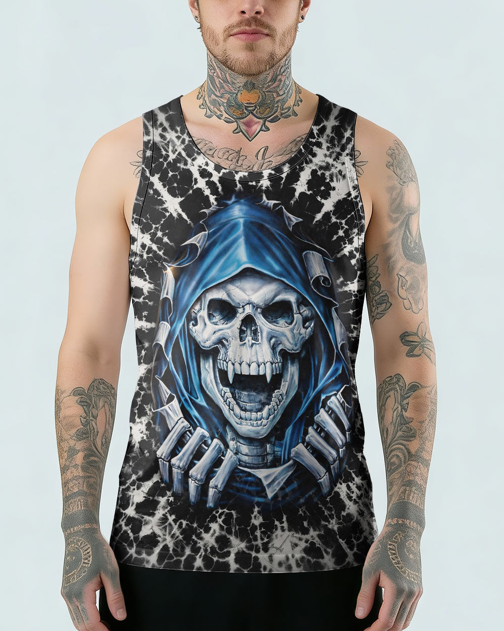SKULL REAPER SWIRL ALL OVER PRINT  - TLHG0104261
