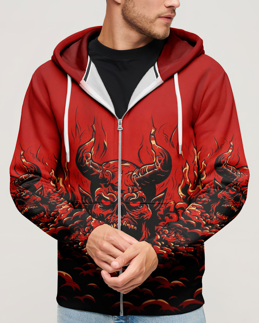 I'M NEVER ALONE MY DEMONS ARE WITH ME 24/7 ALL OVER PRINT  - TLHG3103261