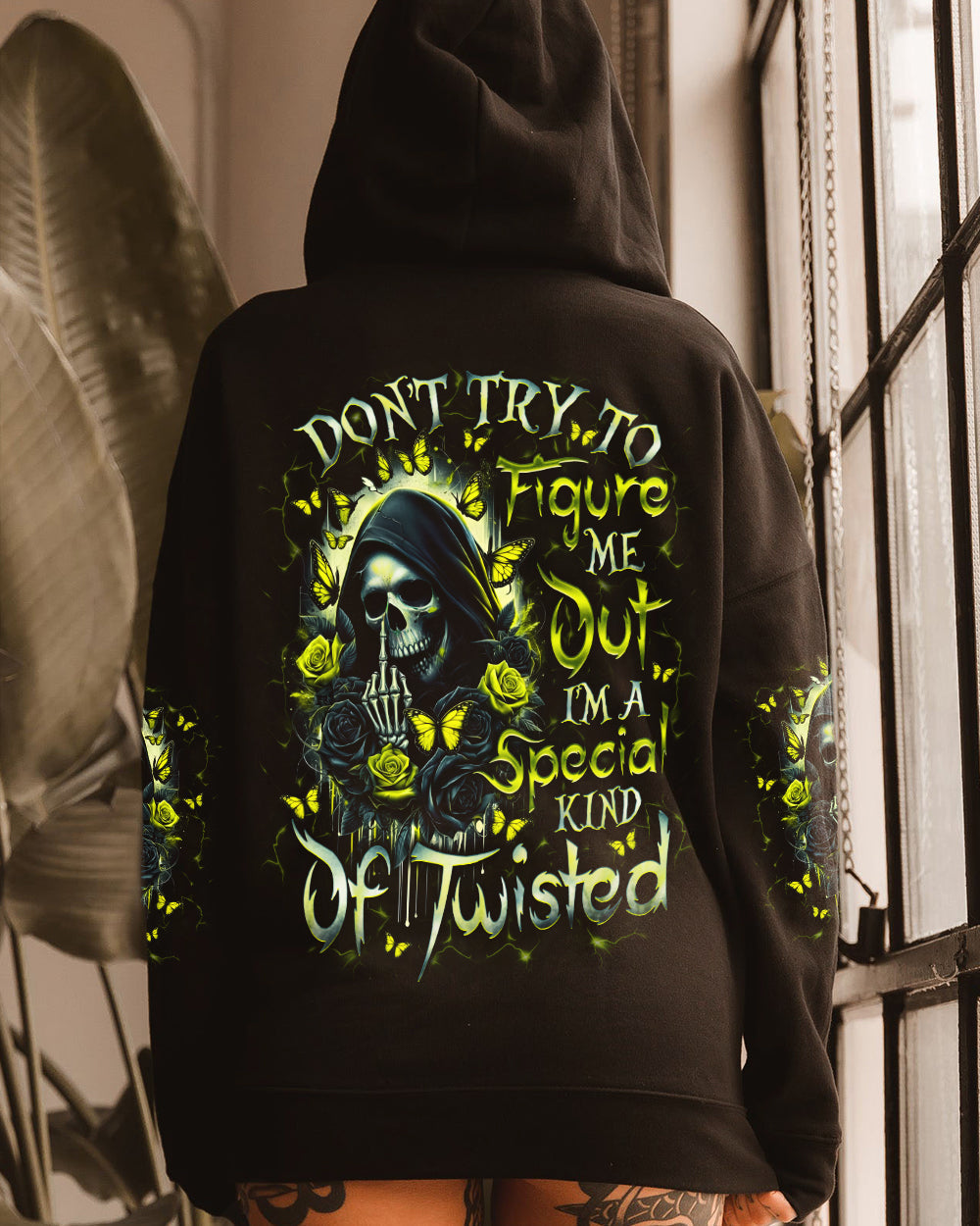 DON'T TRY TO FIGURE ME OUT REAPER SKULL ALL OVER PRINT - TLNO1601262