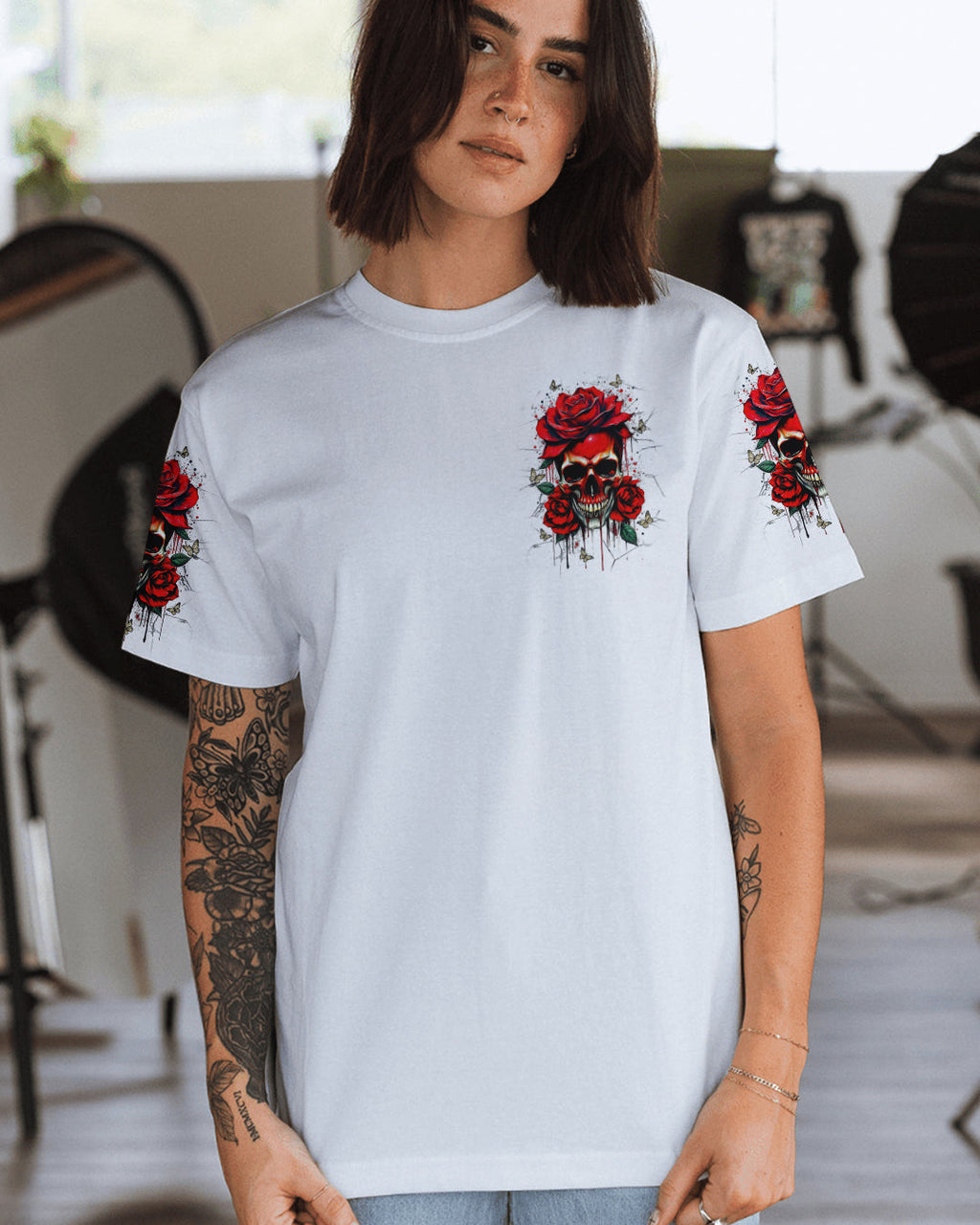 DON'T TRY TO FIGURE ME OUT REAPER SKULL ALL OVER PRINT - TLNT0502263
