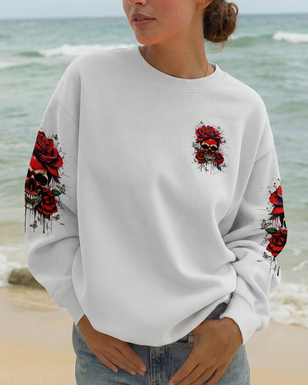 DON'T TRY TO FIGURE ME OUT REAPER SKULL ALL OVER PRINT - TLNT0502263