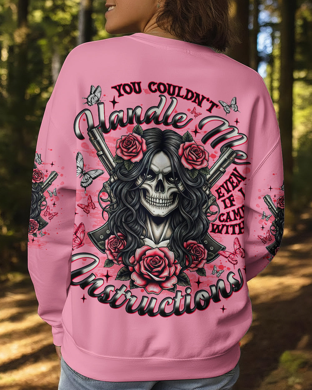YOU COULDN'T HANDLE ME SKULL LADY  ALL OVER PRINT  - TLNT1201261