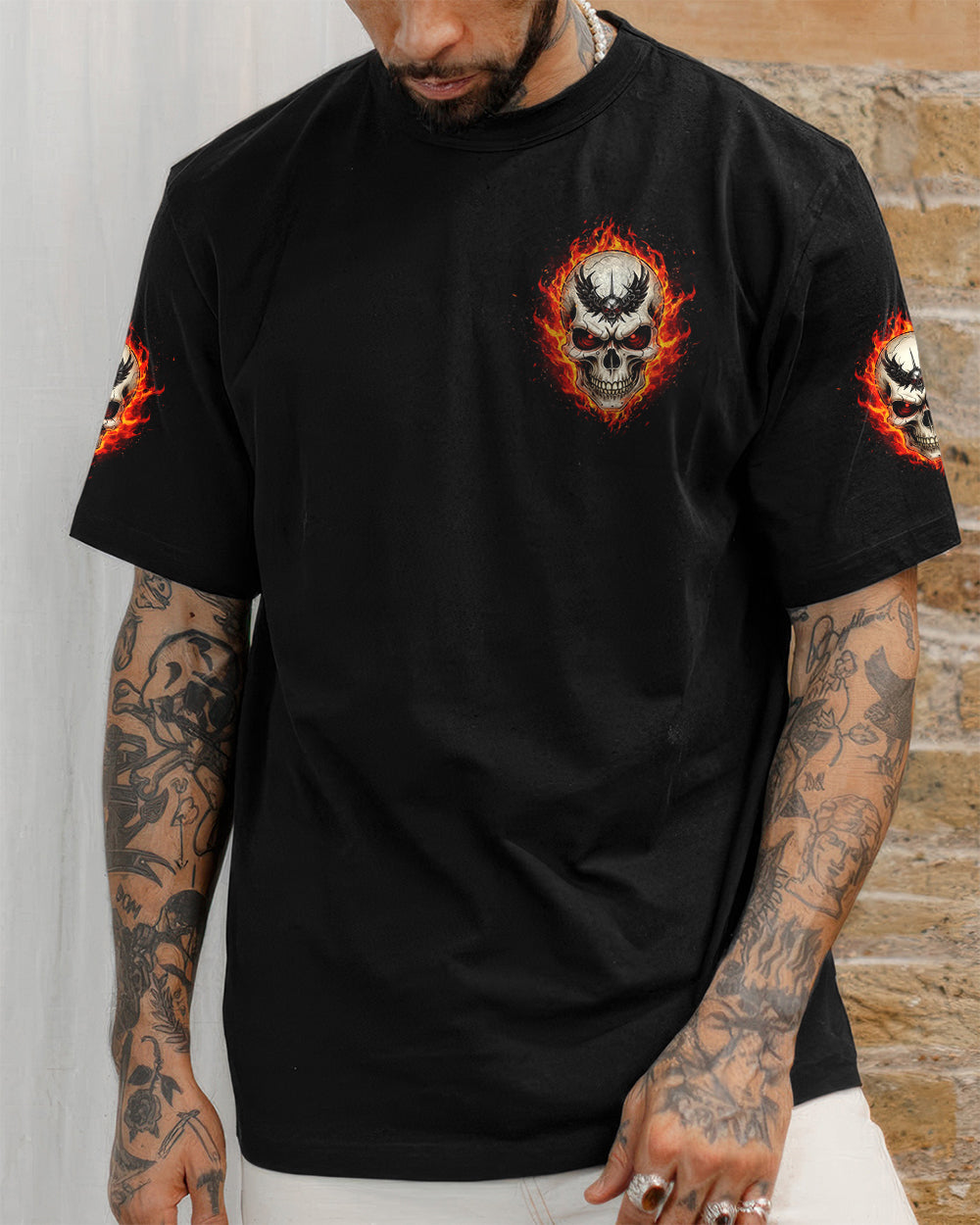 DO NOT TRY TO PLAY CRAZY WITH ME  MADLY SKULL ALL OVER PRINT - TLTW1601261