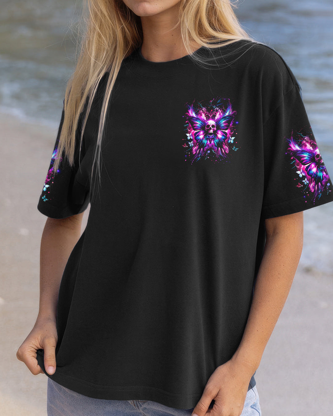 KARMA FAIRY SKULL BUTTERFLY ALL OVER PRINT - YHHG0901262