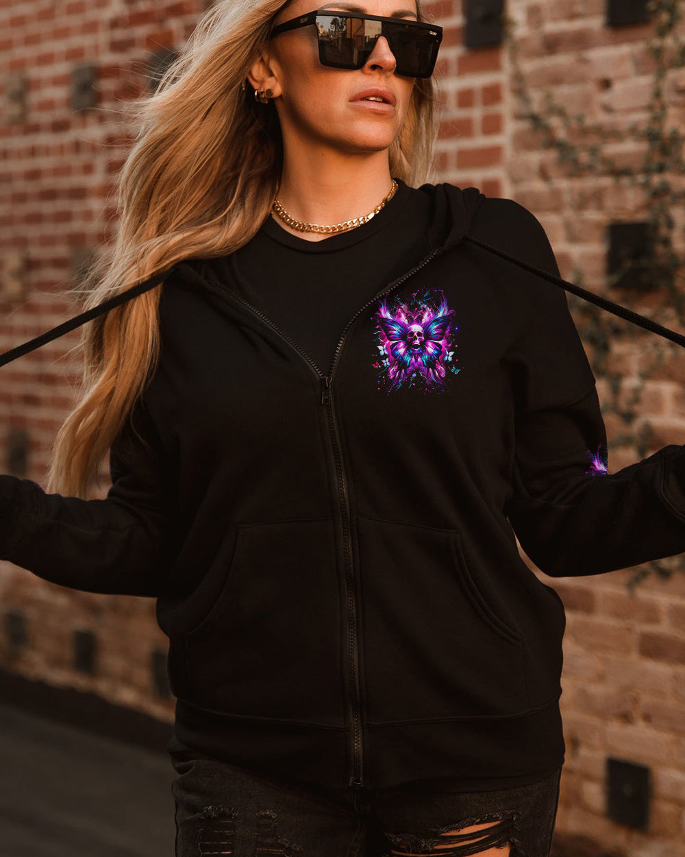 KARMA FAIRY SKULL BUTTERFLY ALL OVER PRINT - YHHG0901262