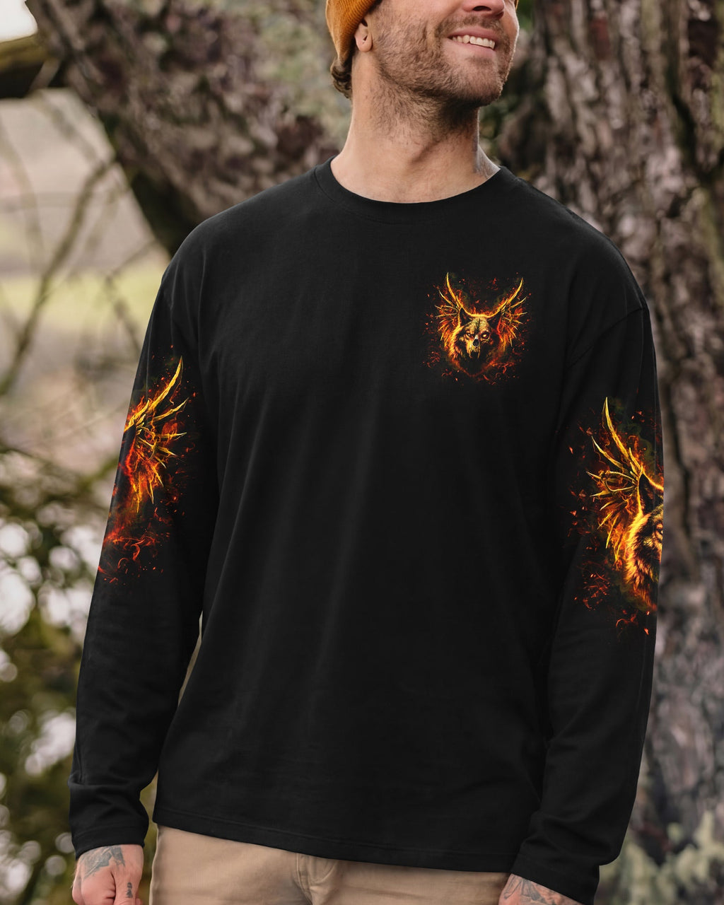 YOUR FIRST MISTAKE WOLF SKULL ALL OVER PRINT - YHHN0901261