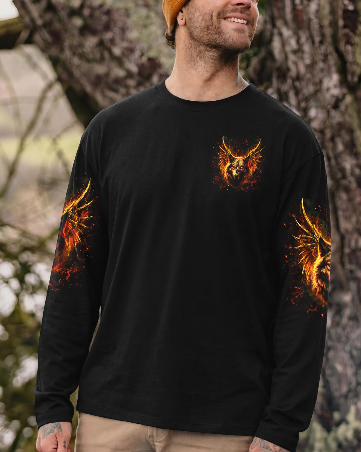 YOUR FIRST MISTAKE WOLF SKULL ALL OVER PRINT - YHHN0901261