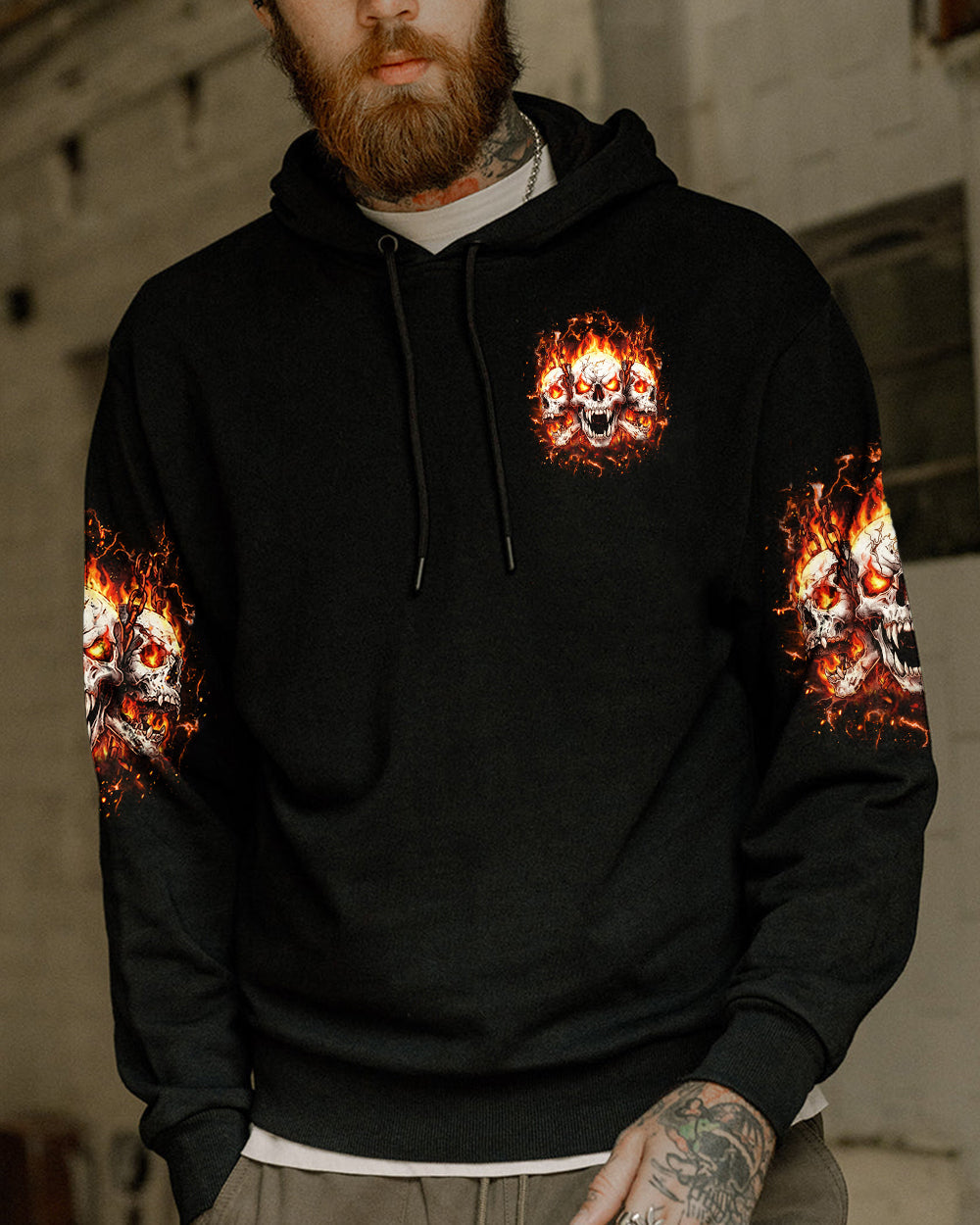 I HAVE 3 SIDES 3 SKULLS ALL OVER PRINT - YHHN0901263