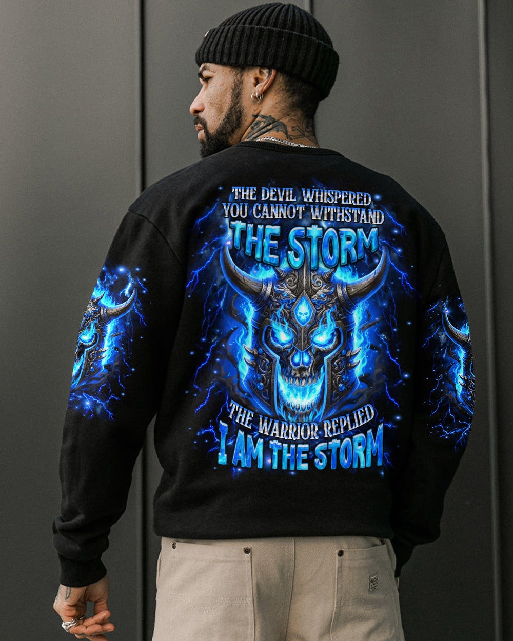 I AM THE STORM SKULL WARRIOR ALL OVER PRINT - YHHN1501261