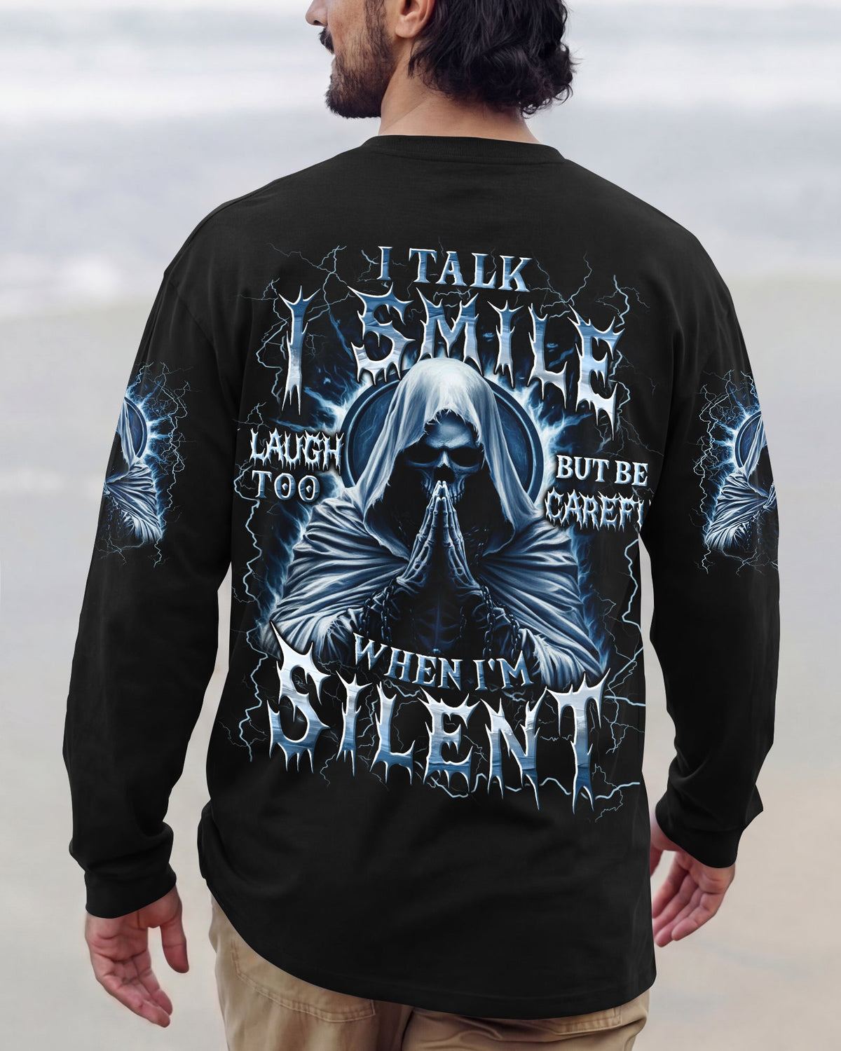 BE CAREFUL WHEN I'M SILENT REAPER ALL OVER PRINT - YHLN0601263